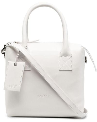 Marsèll Logo-embossed Leather Tote - White