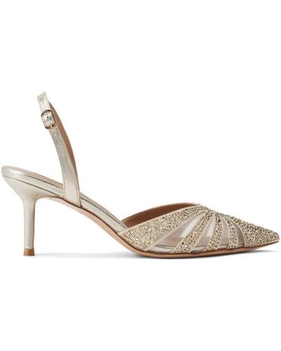 Nicoli Melissa Crystal-embellished Sandals - White
