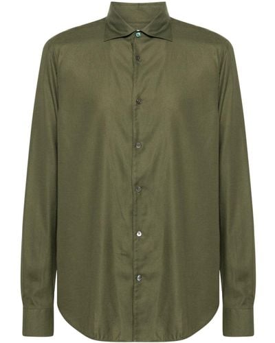 Paul Smith Textured Buttoned Shirt - Green