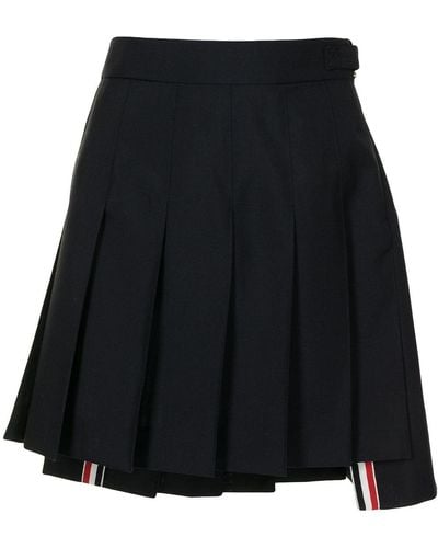 Thom Browne School Uniform Pleated Skirt - Black