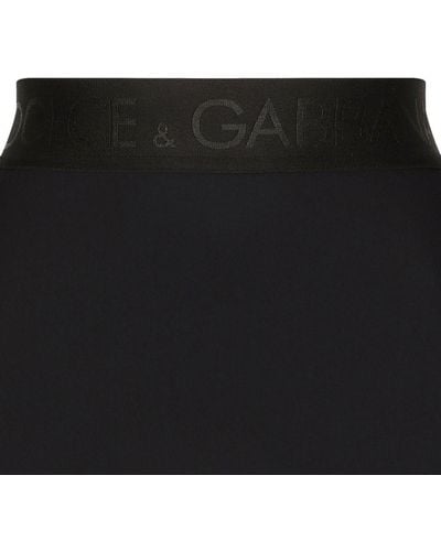 Dolce & Gabbana Logo-band High-waisted Briefs - Black