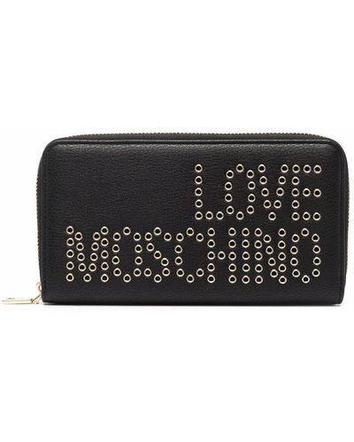 Love Moschino ファスナー財布 - ブラック