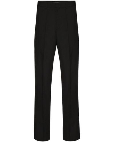 Valentino Garavani Tailored Wool Pants - Black