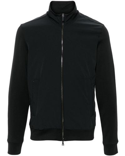 Paul & Shark Hybrid Zipped Jacket - Black