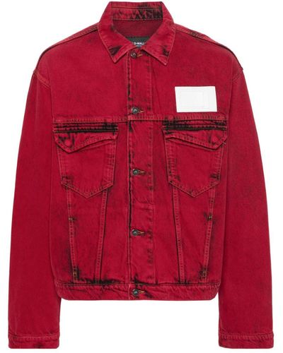 A_COLD_WALL* Strand Denim Jacket - Red