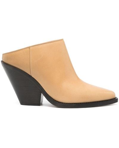Isabel Marant Lawi 100mm Pointed-toe Mules - Brown