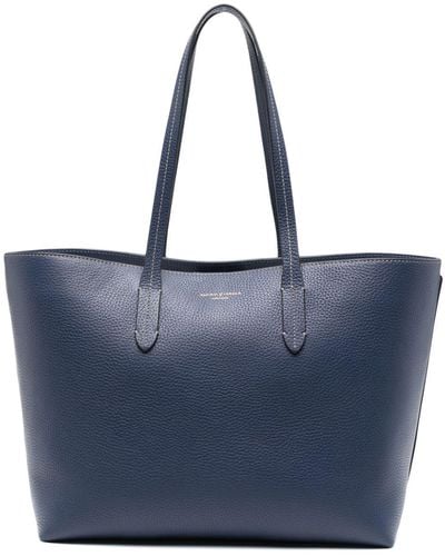 Aspinal of London East West Tote Bag - Blue