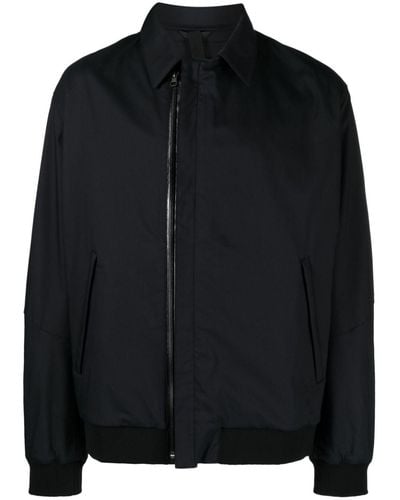 ACRONYM Off-centre Zip-up Jacket - Black