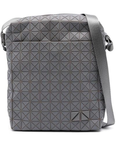 Bao Bao Issey Miyake Mini Geometric Messenger Bag - Grey