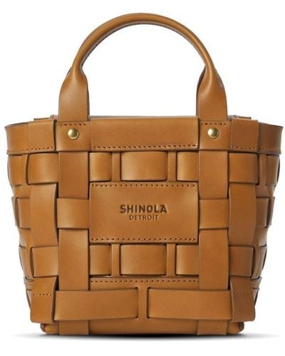 Shinola Bixby Leather Crossbody Bag - Brown