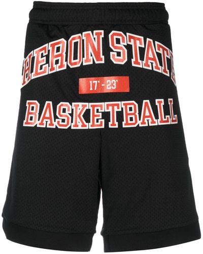 Heron Preston 23 Basketball Shorts Black/red