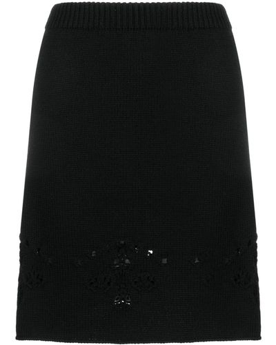 Chloé High Waist Rok - Zwart