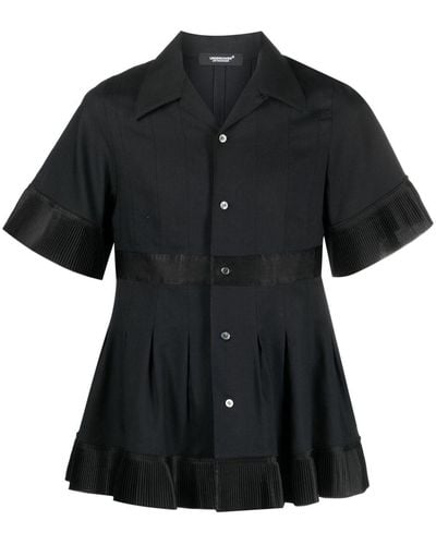 Undercover Buttoned Flared Shirt - Black