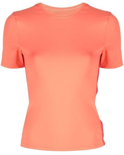 Off-White c/o Virgil Abloh T-Shirt mit kurzen Ärmeln - Orange