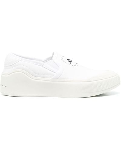 adidas By Stella McCartney Slip-On-Sneakers mit Logo - Weiß