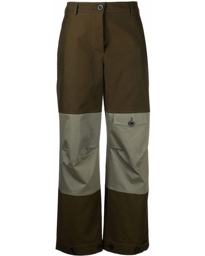 Loewe Pantalon ample à poches cargo - Vert