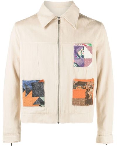 BETHANY WILLIAMS Quilted Patch-pocket Jacket - Natural