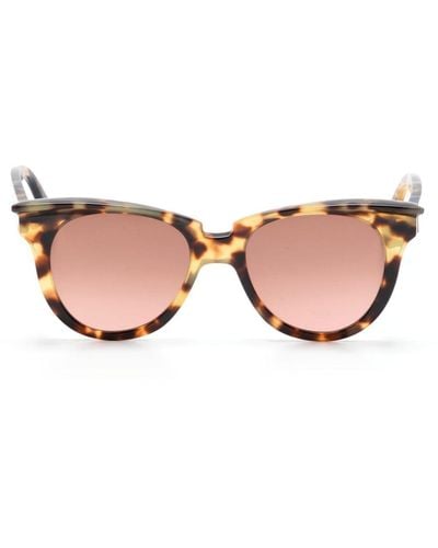 Philipp Plein Tortoiseshell-effect Cat-eye Sunglasses - Pink
