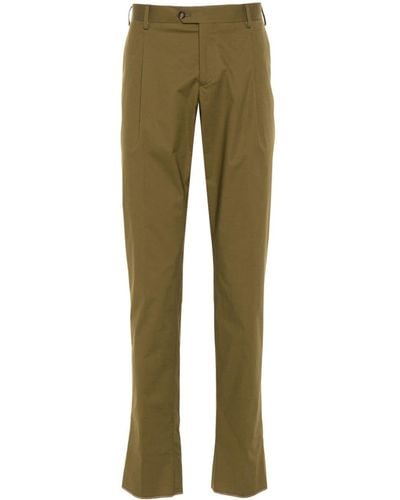 Lardini Pleat-detail Tailored Pants - Green