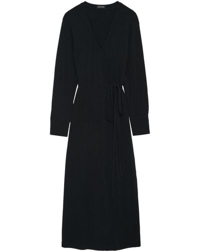 Anine Bing Maxi-jurk Met V-hals - Zwart