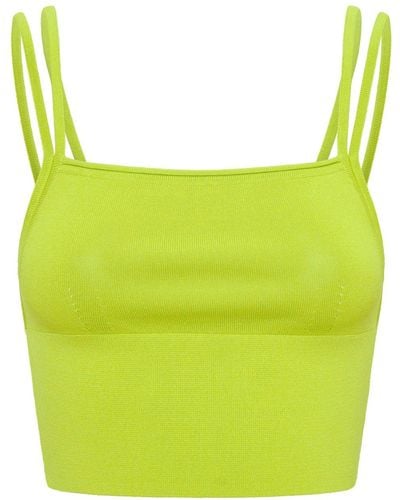 Dion Lee Square-neck Multi-strap Top - Yellow