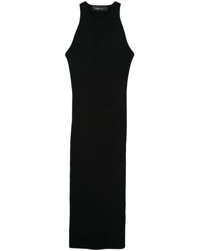 FEDERICA TOSI Knitted Maxi Dress - Black