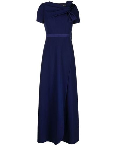 Paule Ka Asymmetric Long Dress - Blue