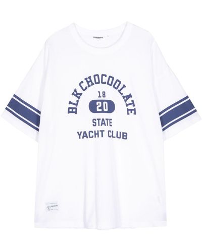 Chocoolate Yacht Club Crew-neck T-shirt - Blue
