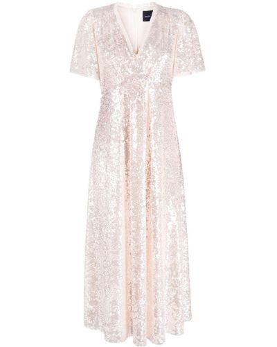 Needle & Thread Mila Sequin-design Long Dress - Pink