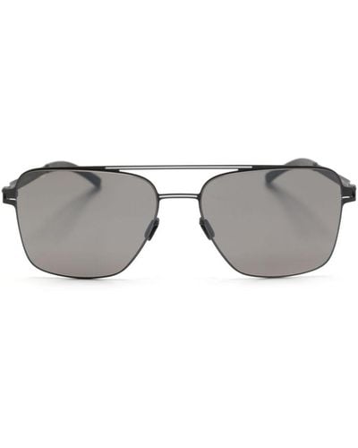 Mykita Square-frame Double-bridge Sunglasses - Grey