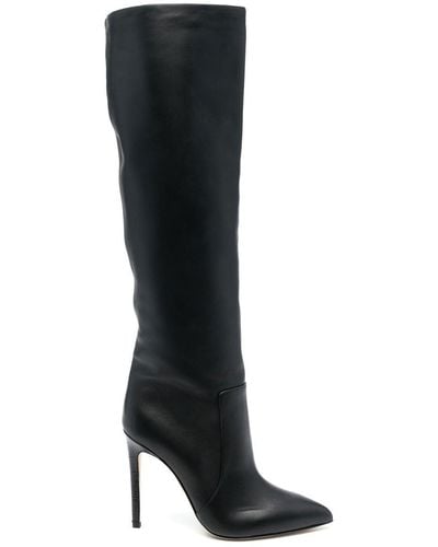 Paris Texas 110mm Knee-high Stiletto Boots - Black