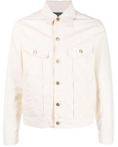 Polo Ralph Lauren Veste en jean à patch logo - Blanc