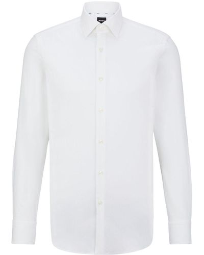 BOSS Hank Twill Shirt - White