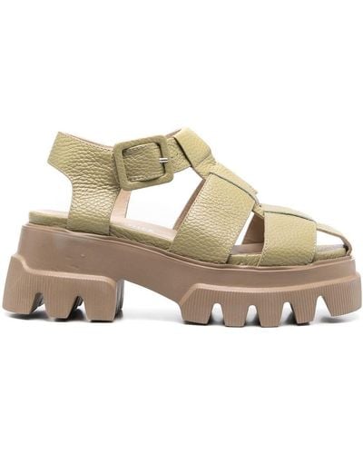 Each x Other Dollaro 75mm Chunky Sandals - Green