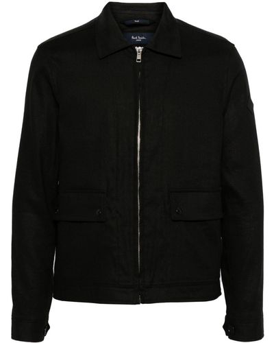Paul Smith Cotton-blend Shirt Jacket - Black