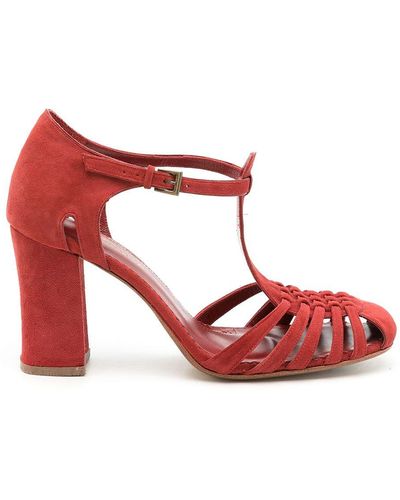 Sarah Chofakian Zapatos de. tacón Salomé Boheme - Rojo