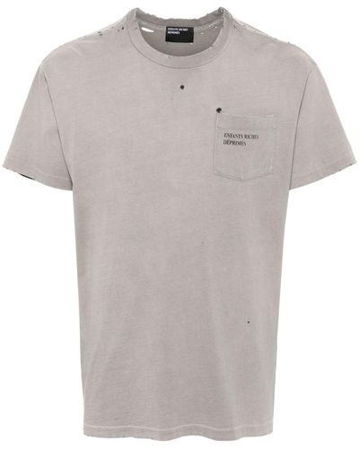 Enfants Riches Deprimes T-Shirt mit Logo-Print - Weiß
