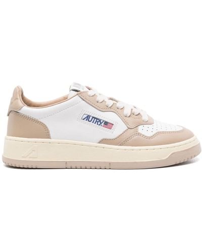 Autry Medalist Leather Trainers - White