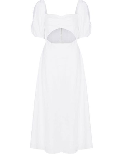 Reformation Pompano Kleid - Weiß