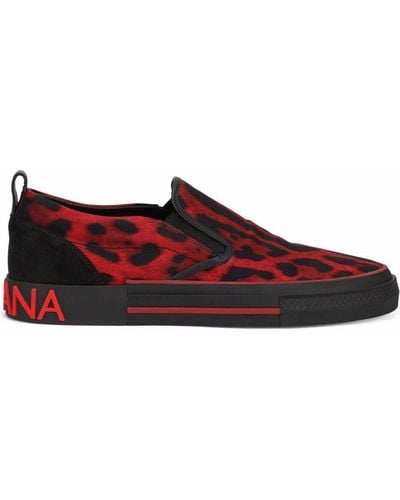 Dolce & Gabbana 2.zero Slip-on Sneakers - Red