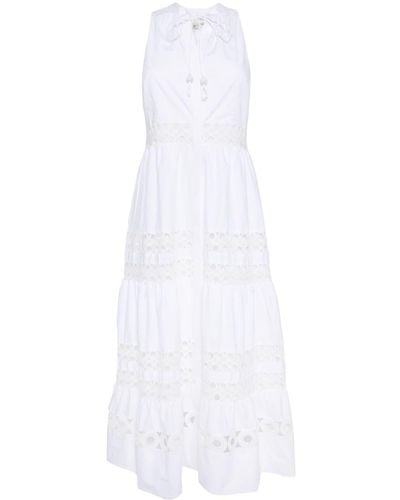 Sachin & Babi Positano Embroidered Cotton Dress - White