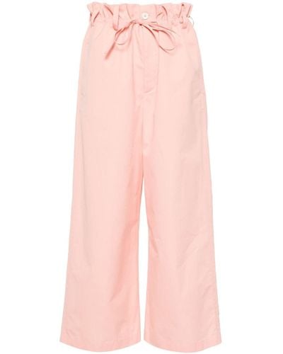 Fabiana Filippi High-rise Cotton Pants - Pink