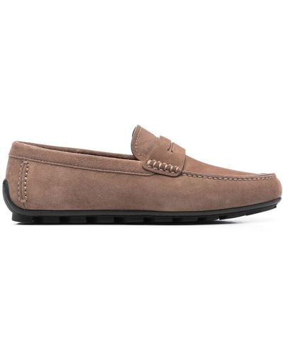 Zegna Suede Penny Loafers - Multicolor