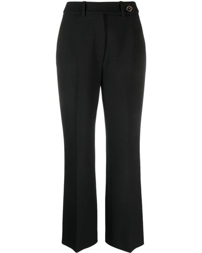 Claudie Pierlot Off-centre Button-fastening Trousers - Black
