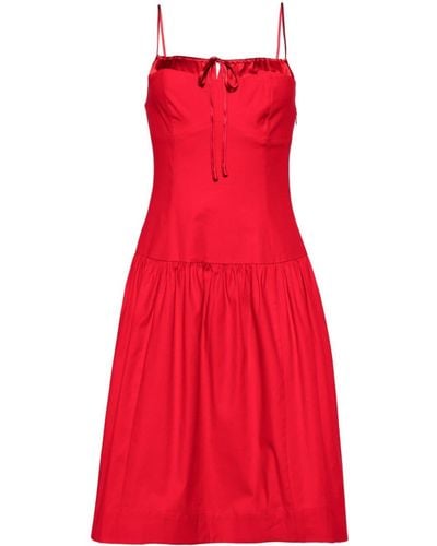 Reformation Robe courte Analise - Rouge