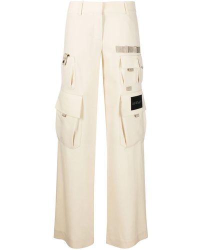 Off-White c/o Virgil Abloh Toybox Wide Leg Cargo Trousers - Natural