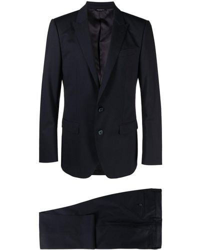 Dolce & Gabbana Single-breasted Tailored Suit - Blue