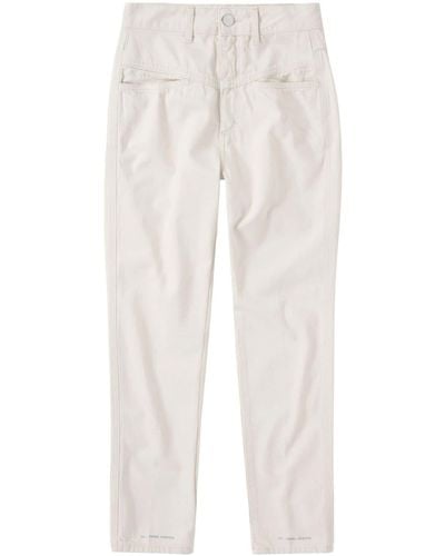 Closed Pedal Pusher Mid-rise Tapered Jeans - White