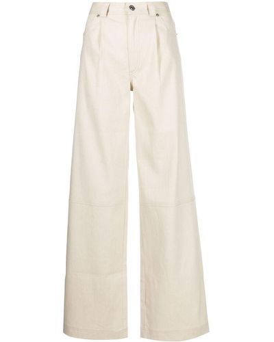 Rodebjer Belted Palzzo Trousers - Natural