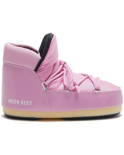 Moon Boot Icon Padded Court Shoes - Pink
